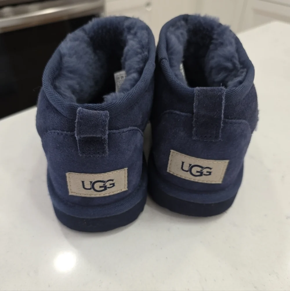 UGG Classic Ultra Mini Big Kids Suede Upper 1130750K Desert Blue EU37 Size 5